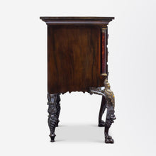 Load image into Gallery viewer, 19th Century Irish Mahogany Marquetry Chest on Legs