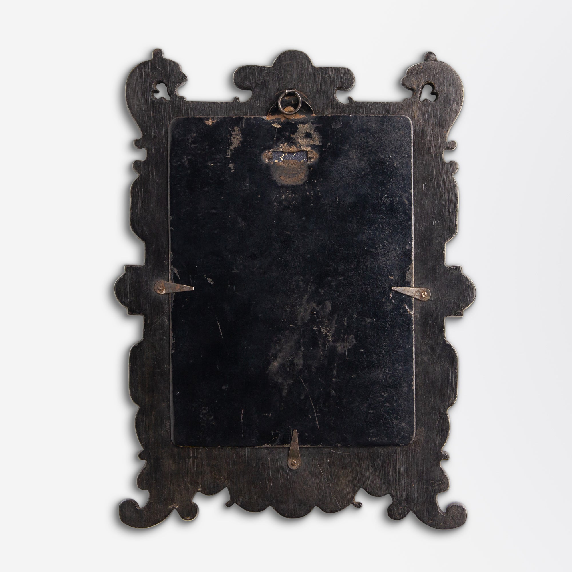 18th Century Miniature Portrait of a Lady in an Original Vulcanite Frame