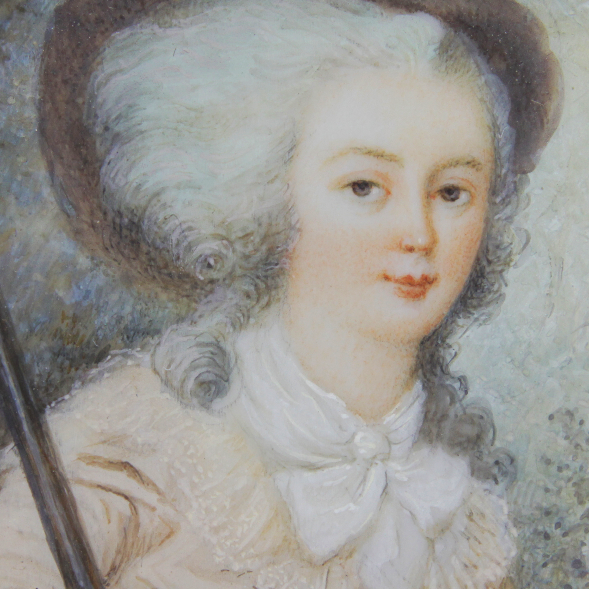 Georgian Miniature Double Sided Portrait Pendant