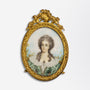Miniature Portrait of Early Georgian Lady