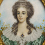 Miniature Portrait of Early Georgian Lady
