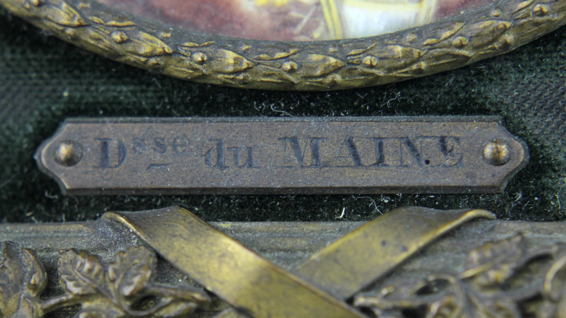 Hand Painted Miniature Portrait by Ginet - The Antique Guild