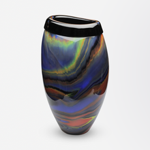 Load image into Gallery viewer, Polychromatic Marbled Glass Vase by Missoni