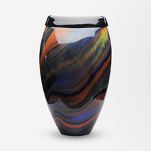 Load image into Gallery viewer, Polychromatic Marbled Glass Vase by Missoni