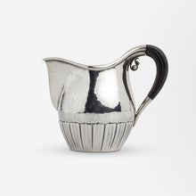 Load image into Gallery viewer, Sterling Silver Mocha or Coffee Set by Georg Jensen in the &#39;Cosmos&#39; Pattern, Designed by Johan Rohde
