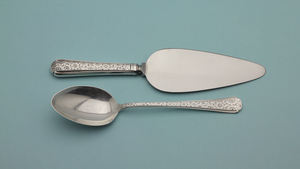 Sterling Silver Flatware Set by Towle in the Old Brocade Pattern