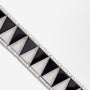 Platinum, Onyx, Rock Crystal & Diamond Art Deco Style Bracelet