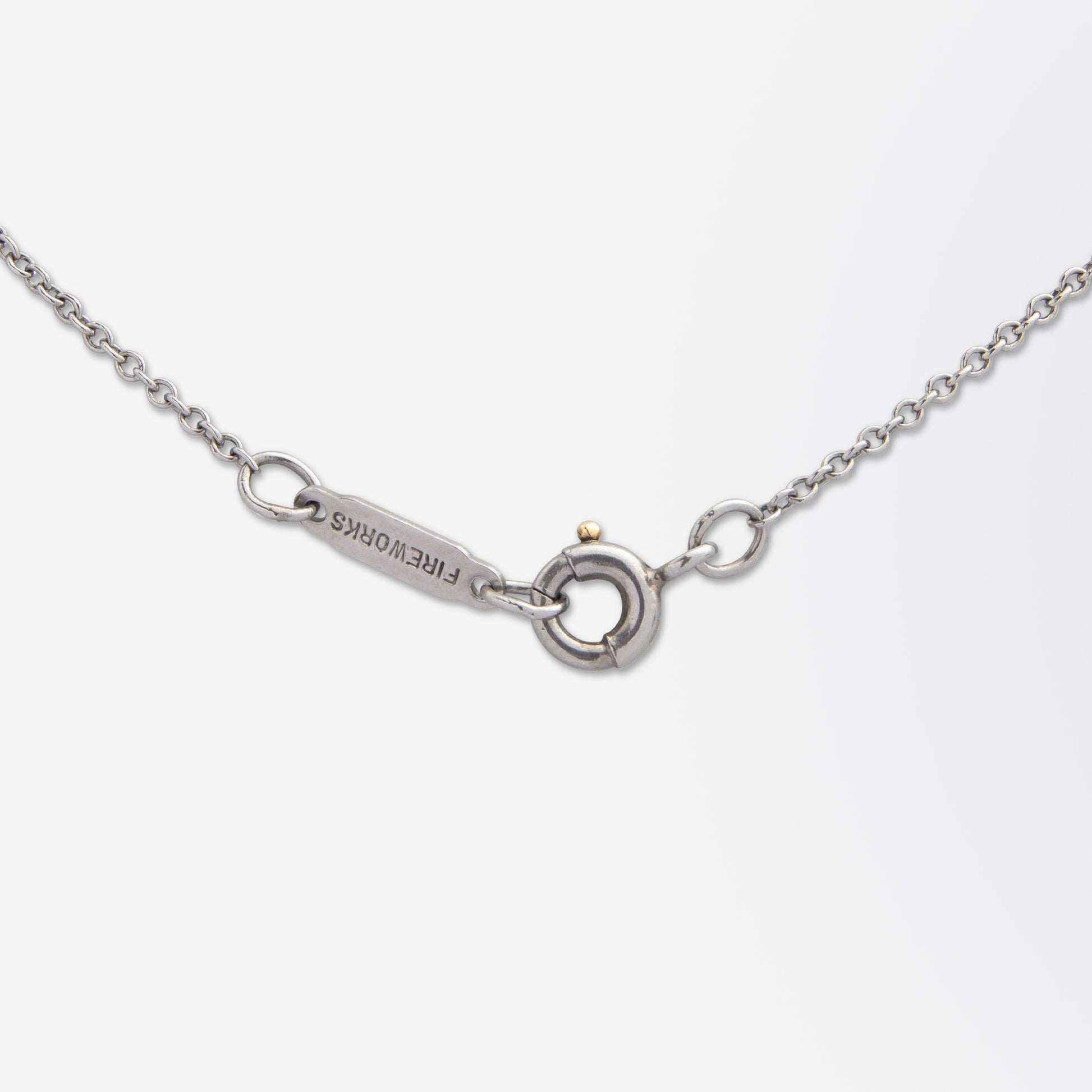 Tiffany & Co, Platinum 'Fireworks', Tahitian Pearl & Diamond Necklace