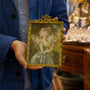 Portrait of Marie Antionette in Ormolu Frame After Le Brun