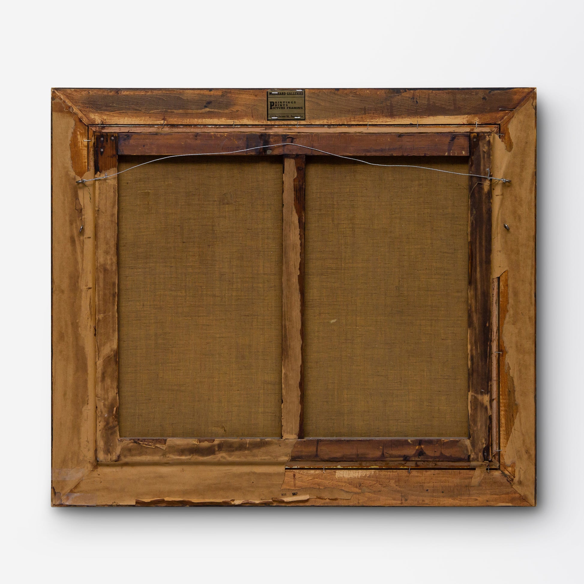 Late 19th Century Oil on Canvas Painting of Children in a Stable