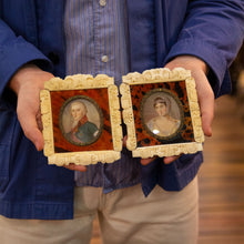 Load image into Gallery viewer, Pair of French Miniature Portraits