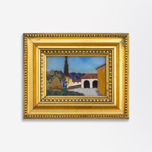 Load image into Gallery viewer, Small Framed Pietra Dura Landscape