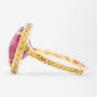 'Nardi' 18kt Yellow Gold, Rubellite Tourmaline, & Yellow Diamond Ring