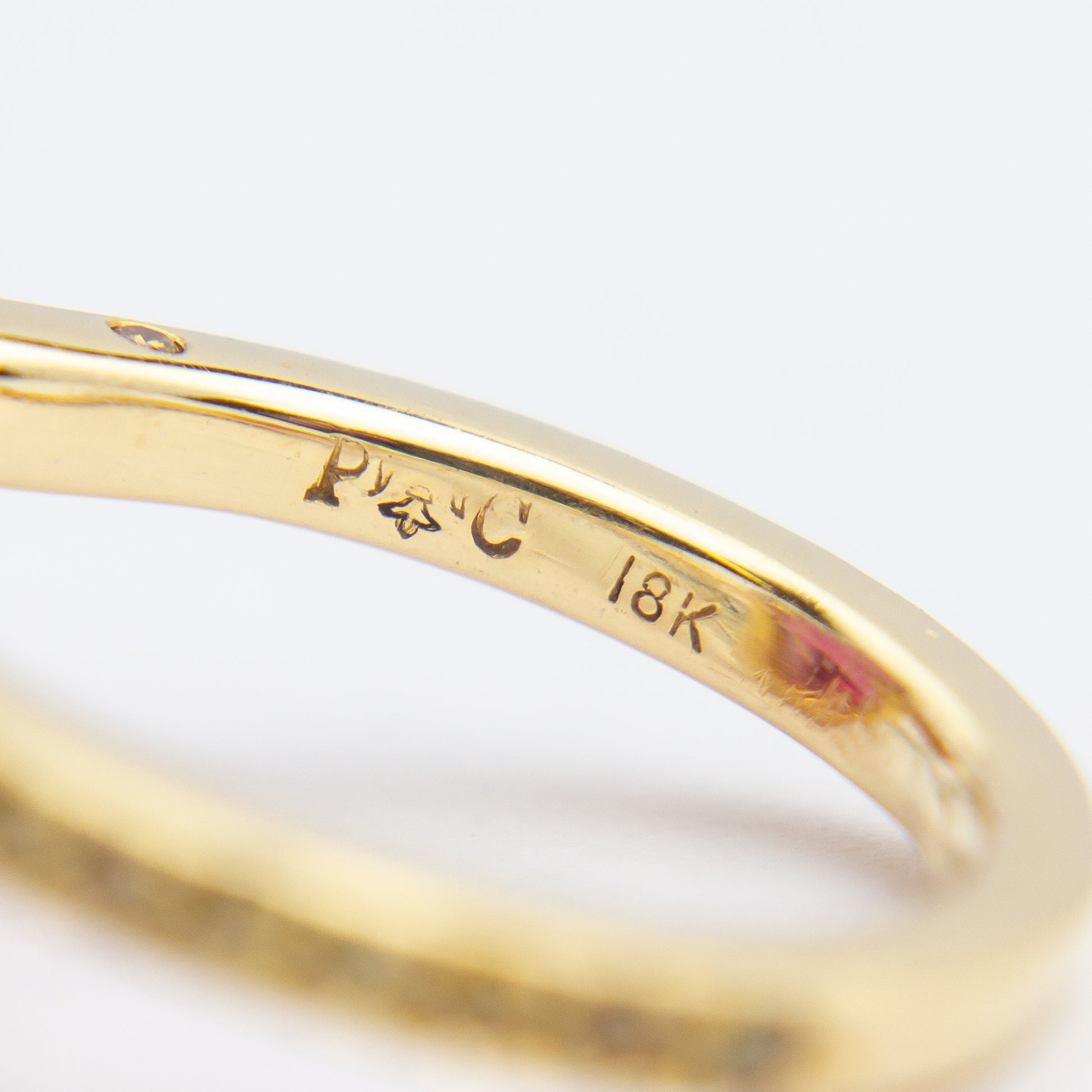 'Nardi' 18kt Yellow Gold, Rubellite Tourmaline, & Yellow Diamond Ring