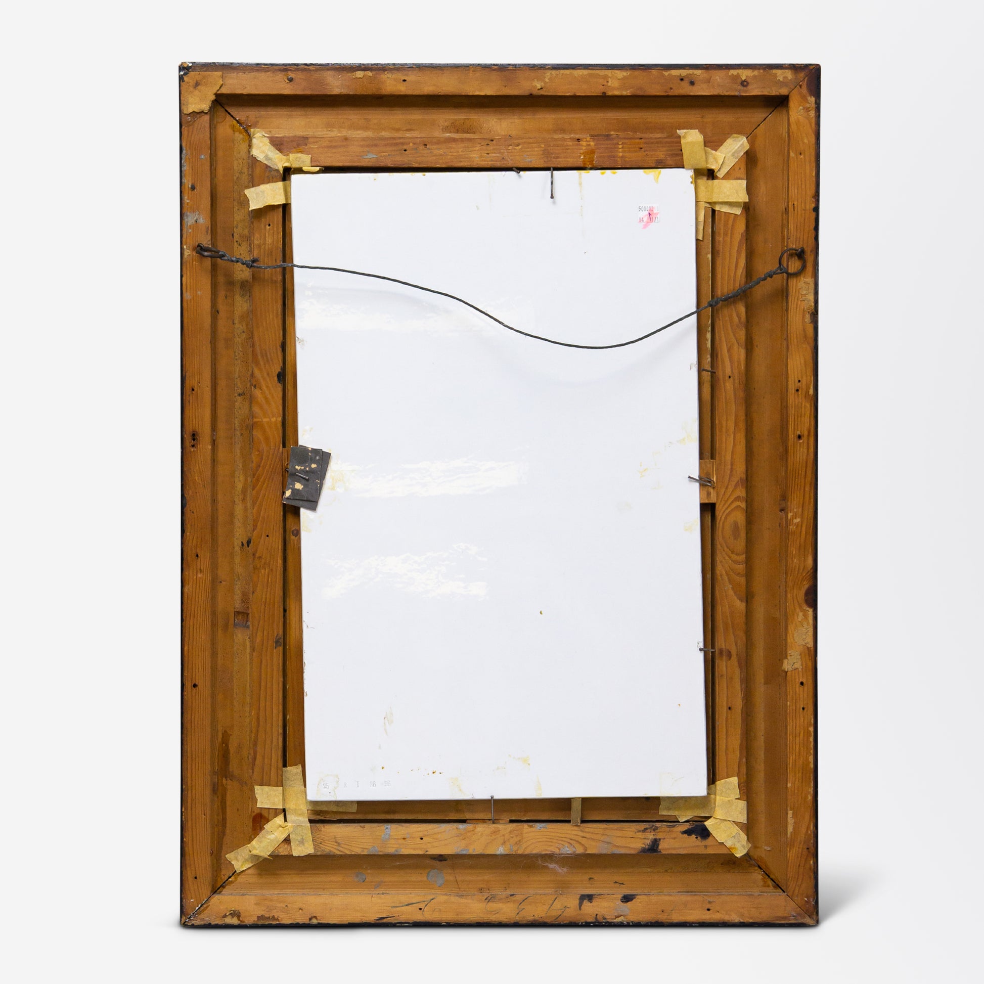 Oil on Porcelain Plaque of Dutch Small Town Street by Charles H.J. Leickert