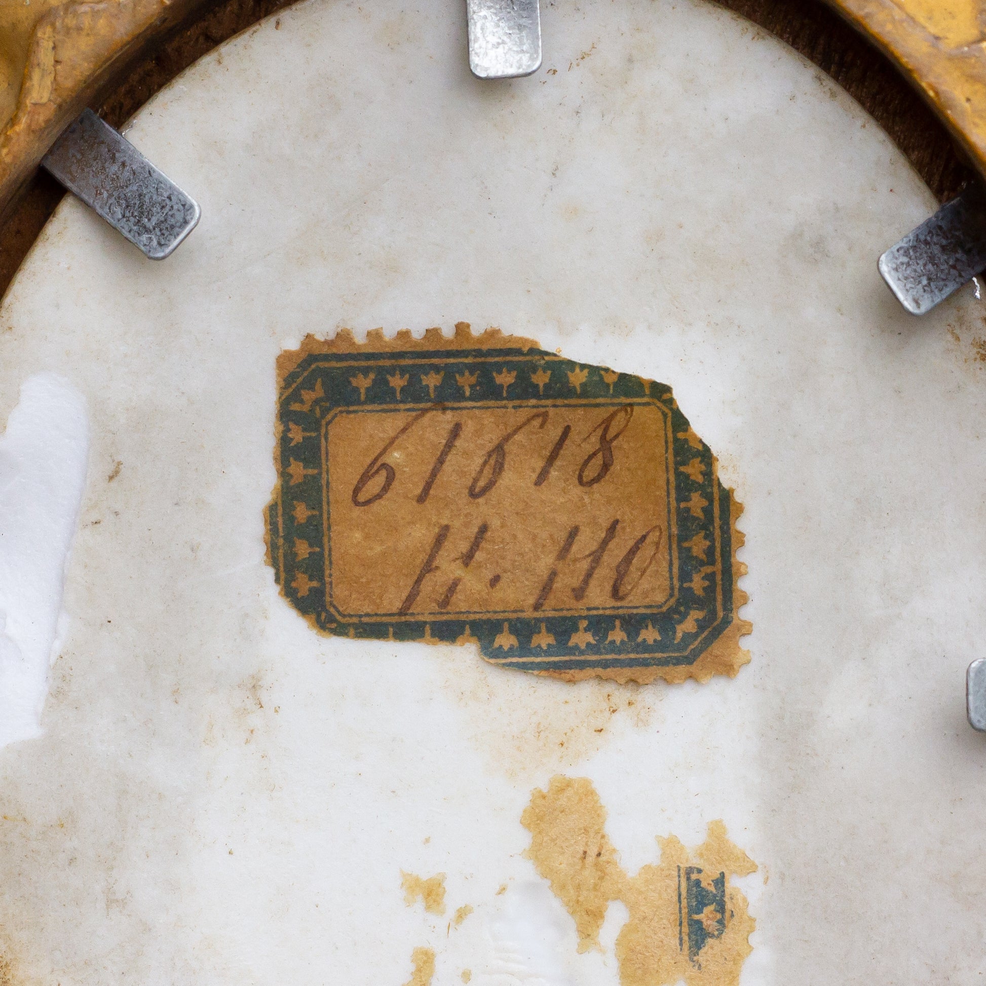 Porcelain 'Raphael' Miniature 'Grand Tour' Plaque in Carved Gilt Frame