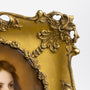 Late 19th Century Portrait on Porcelain of Jesus Christ in Original Gilt Timber Frame