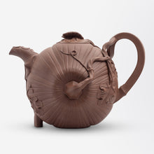 Load image into Gallery viewer, Chinese Yixing Clay Teapot in the Form of a Pumpkin