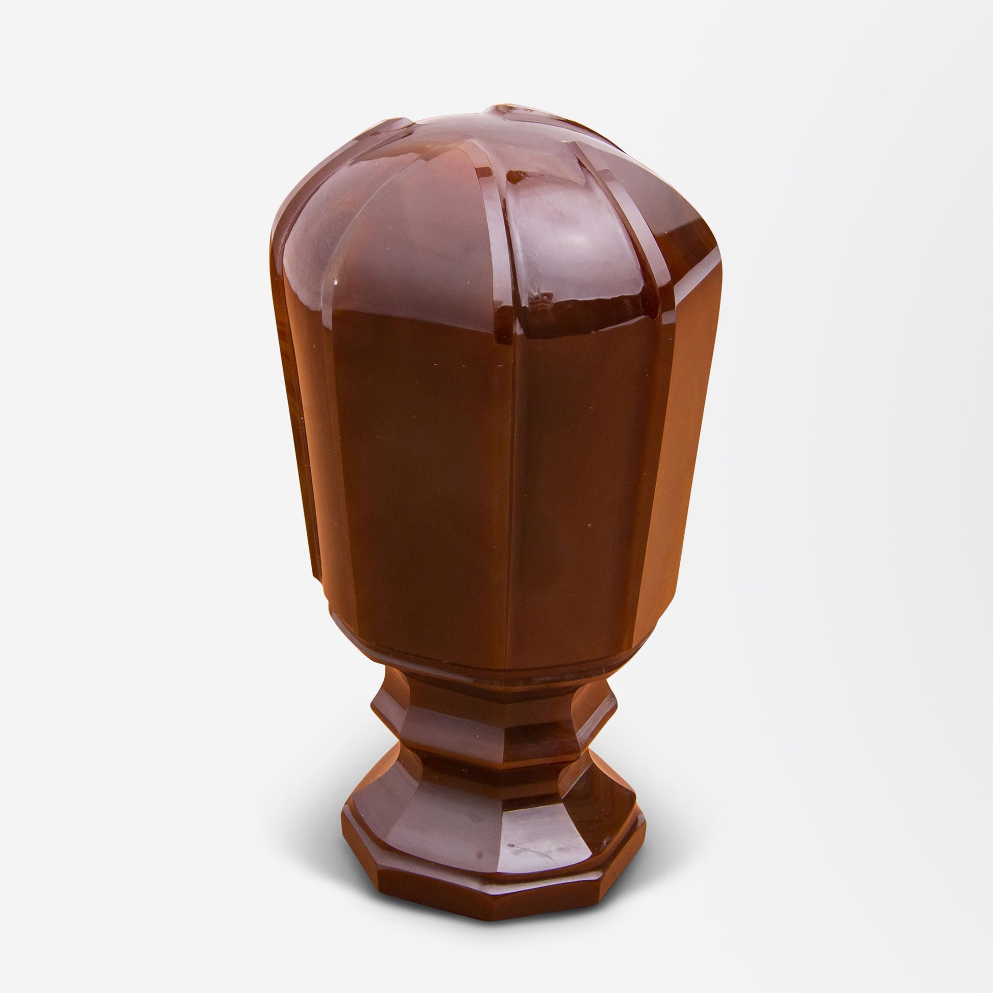 Large Victorian Carnelian Desk Seal With Blank Matrix