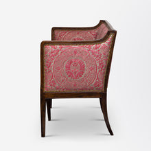 Load image into Gallery viewer, Regency Period, Mahogany Sofa Upholstered In Fortuny Fabric