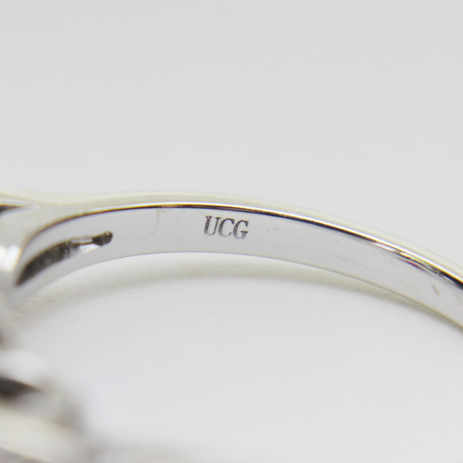 14kt White Gold, Burmese Ruby and Diamond Ring