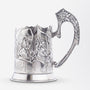 Early 20th Century Set of 4 Russian '.875' Purity Silver Tea Glass Holders