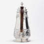George III Era Sterling Silver Coffee Pot with Timber Handle