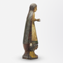 17th Century Polychrome Carved Timber Santos Figure of Saint Mary
