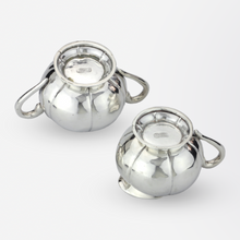 Load image into Gallery viewer, Sterling Silver Sugar and Creamer