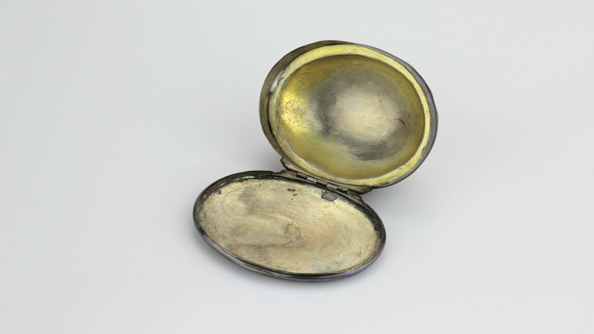 Tortoiseshell Snuff Box with Pewter Mounts - The Antique Guild