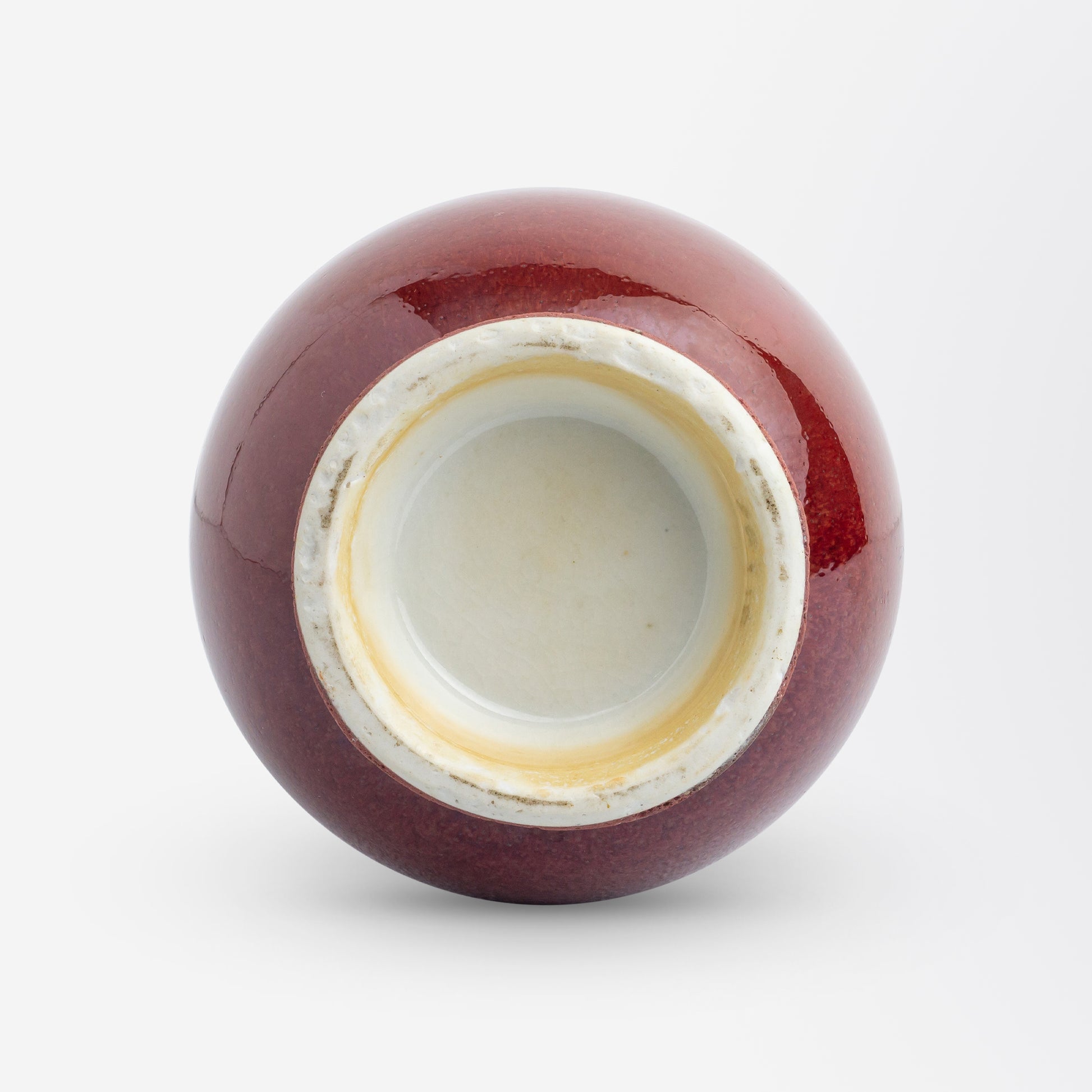 Chinese Sang De Boeuf Baluster Vase