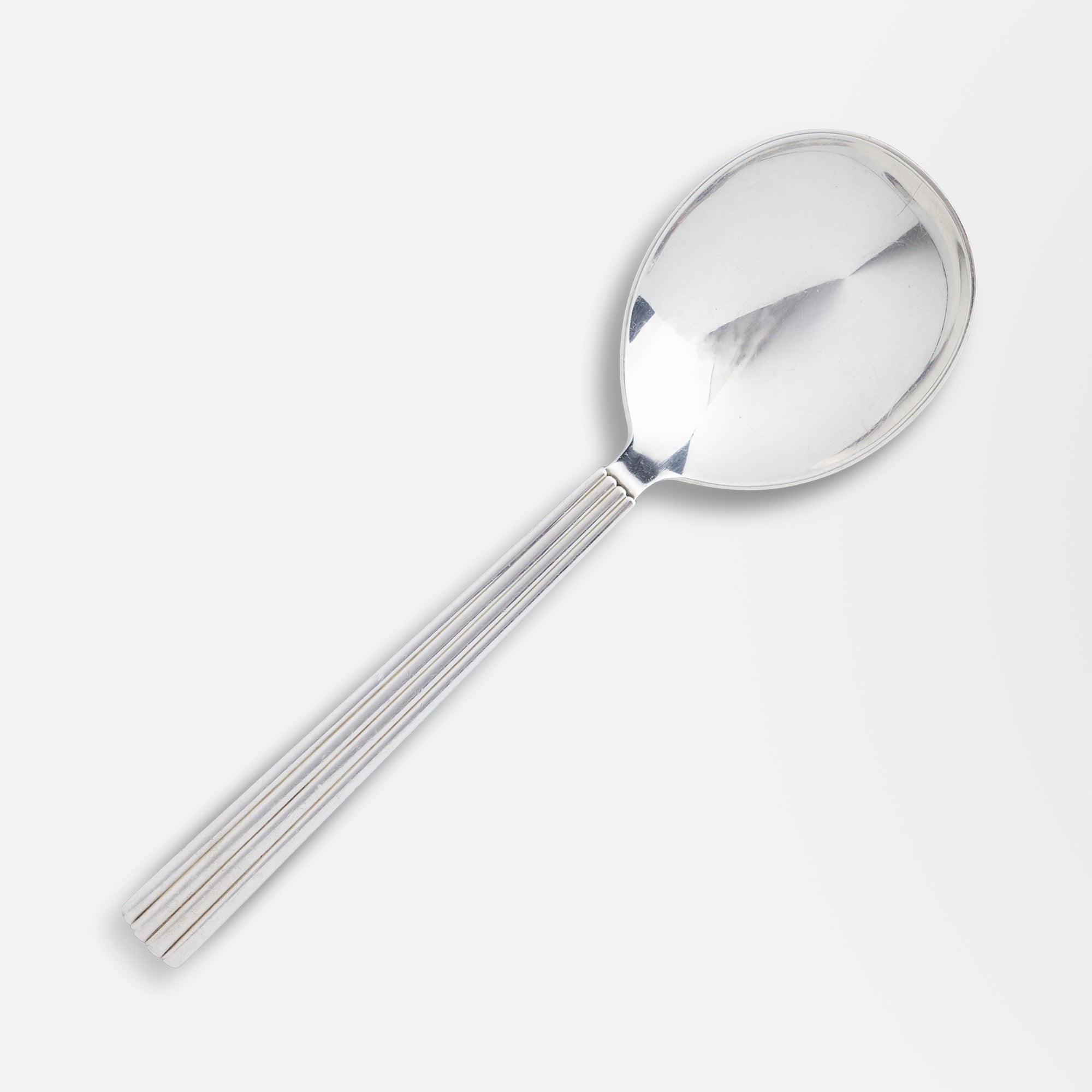 Sterling Silver Spoon by Georg Jensen in the Bernadotte Pattern