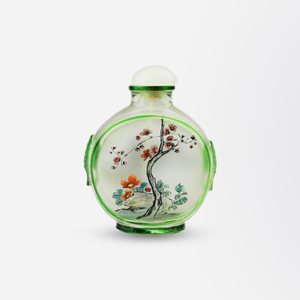 Reverse Painted Peking Glass Snuff Bottle