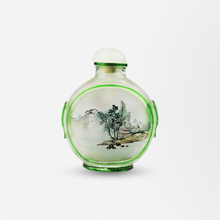 Load image into Gallery viewer, Reverse Painted Peking Glass Snuff Bottle