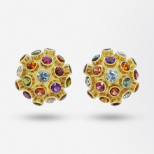 Load image into Gallery viewer, H. Stern, 18kt Gold, Semi Precious Stone Sputnik Earrings
