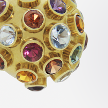 Load image into Gallery viewer, H. Stern, 18kt Gold, Semi Precious Stone Sputnik Earrings
