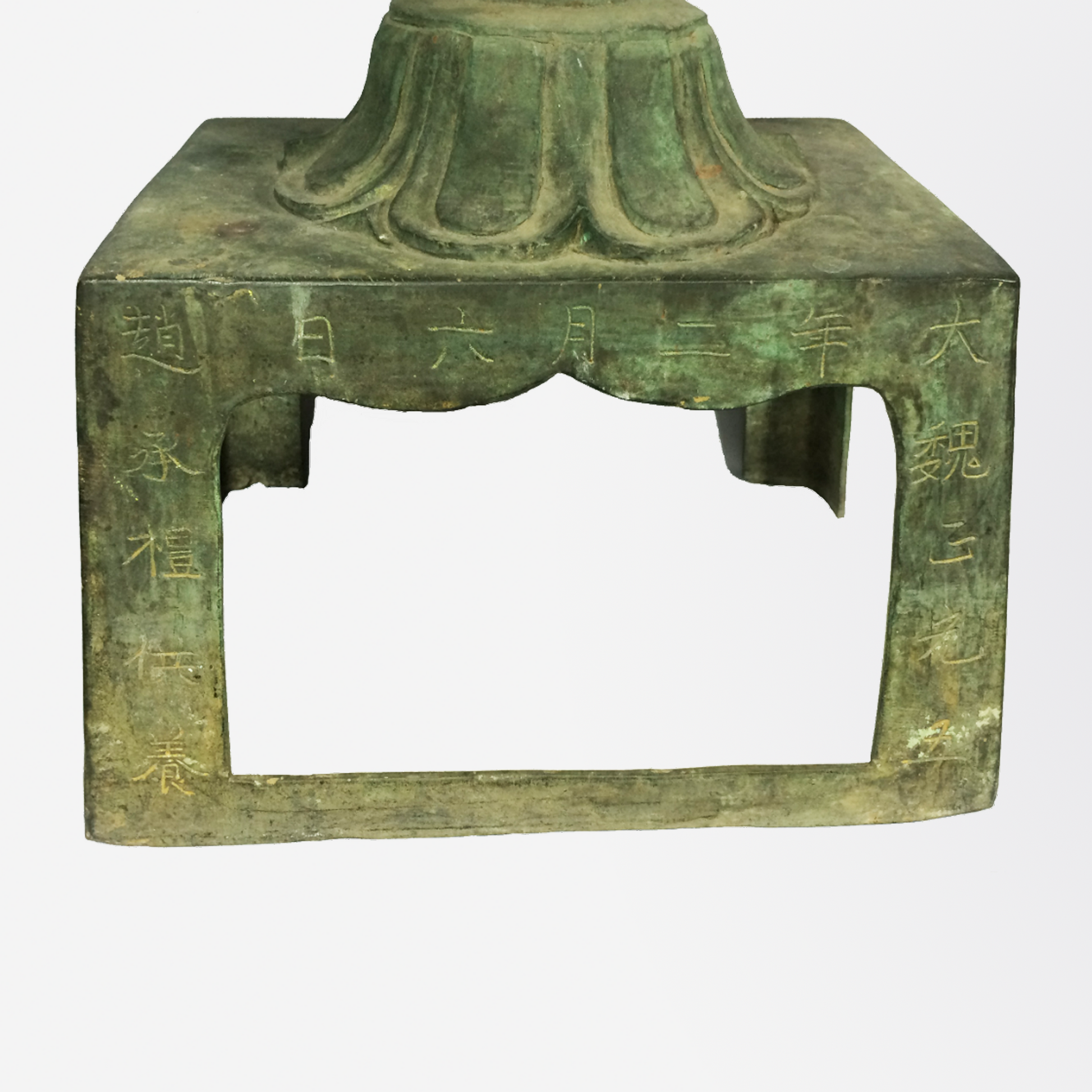 19th Century Bronze Guanyin Statue