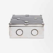 Load image into Gallery viewer, Mexican Modernist Sterling Silver &amp; Tortoiseshell Box