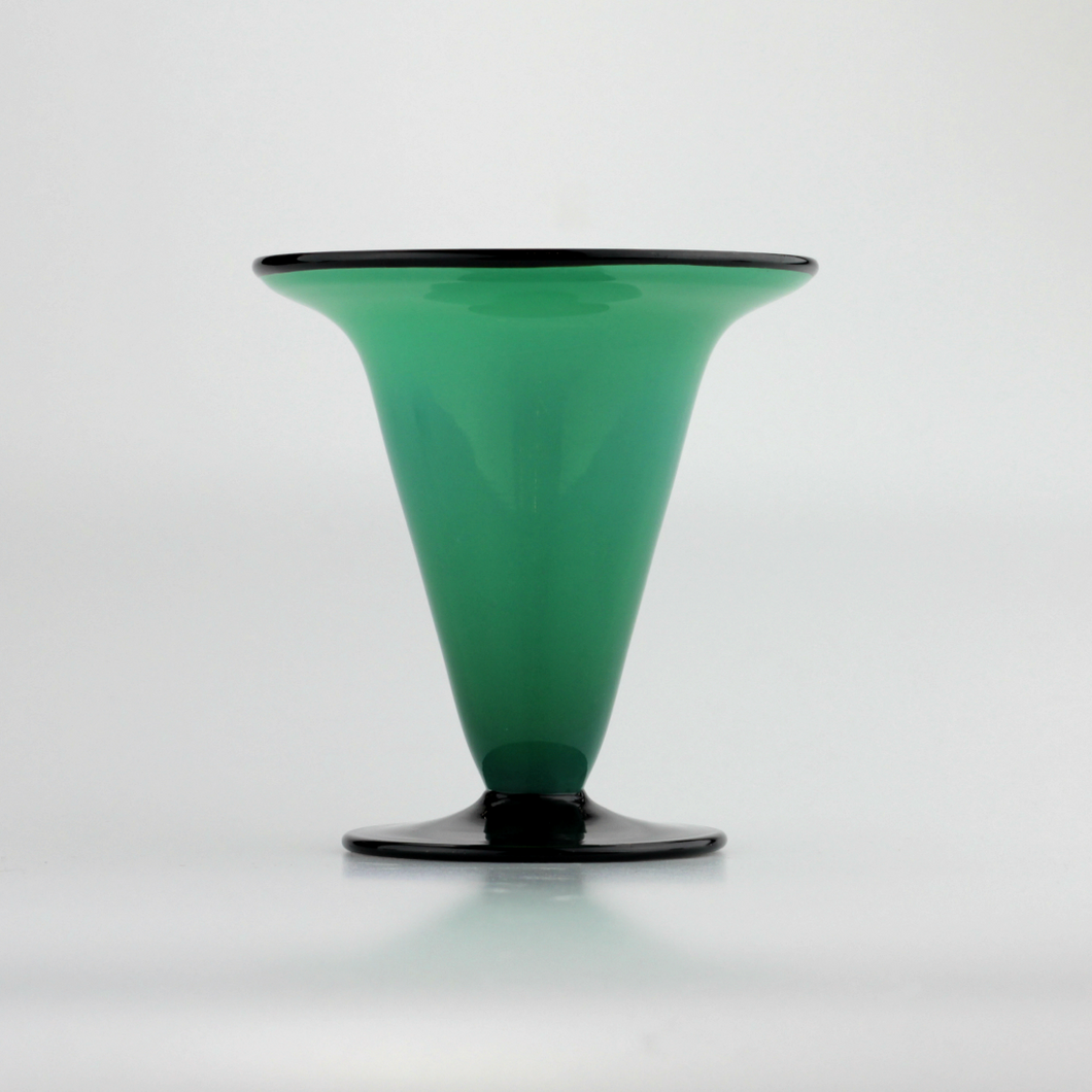 Art Deco Tango Glass Vase in the Ikora Range by W.M.F - The Antique Guild