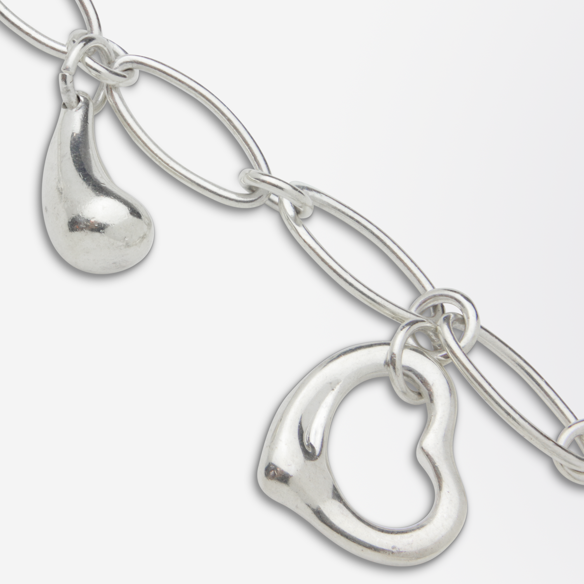 Return to Tiffany® Heart Tag Bracelet in Sterling Silver with a Diamond,  Medium | Tiffany & Co.