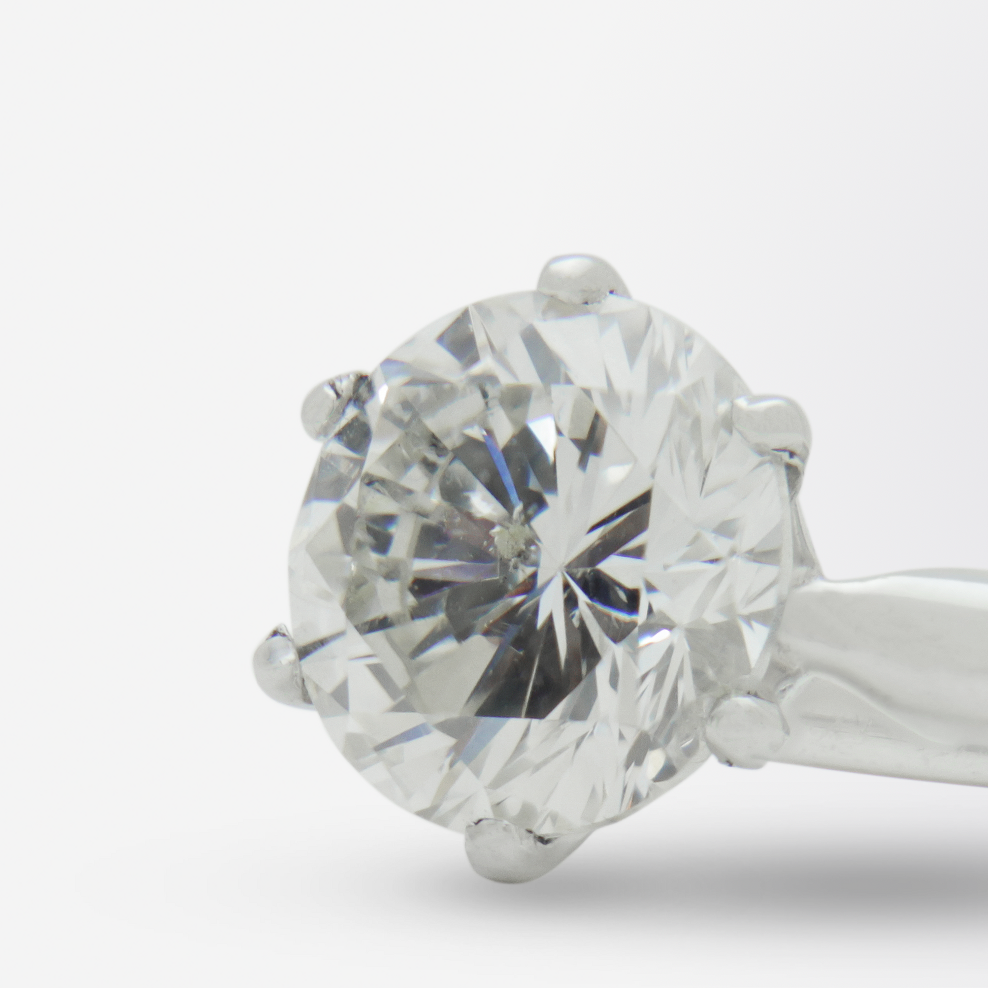 1.81 Carat Diamond and Platinum Ring by Bailey, Banks and Biddle