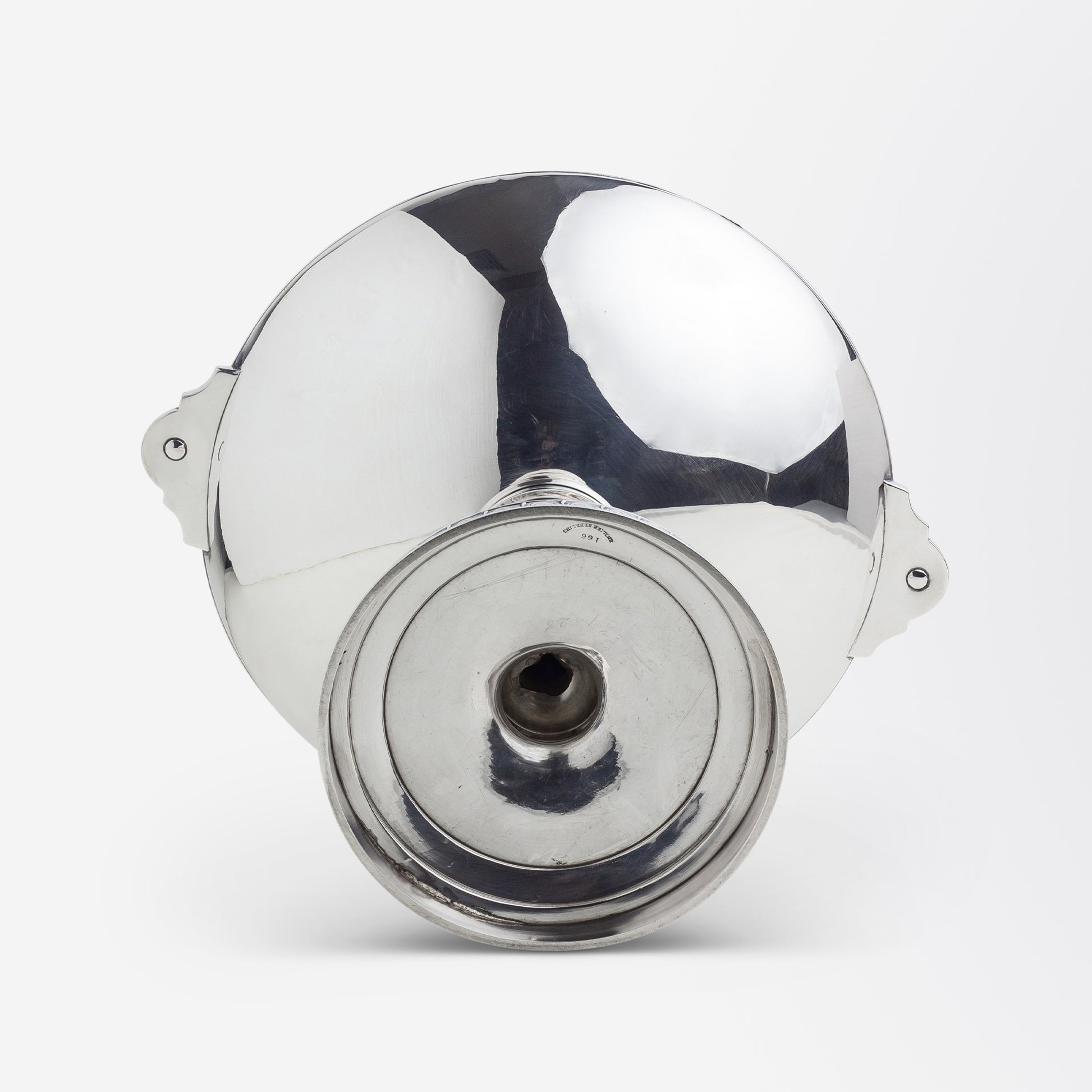 Sterling Tazza or Footed Comport Attributed to John R. Wendt Circa 1870