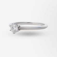 Load image into Gallery viewer, Platinum and Solitaire Diamond Ring by Tiffany and Company