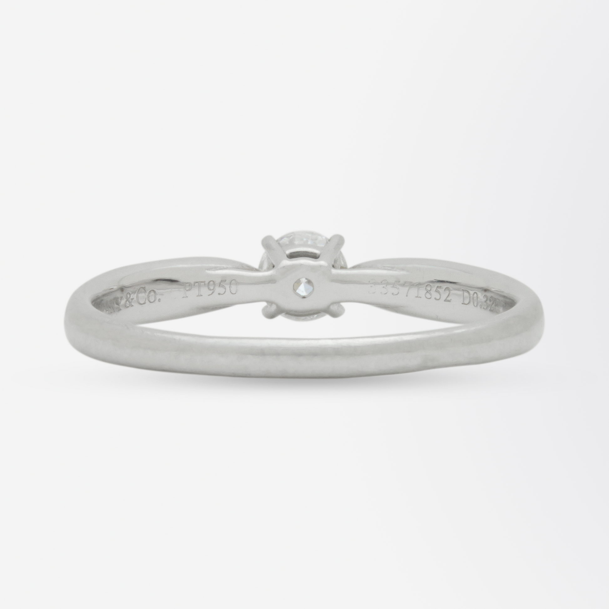 Tiffany & Co. Platinum and Diamond Ring