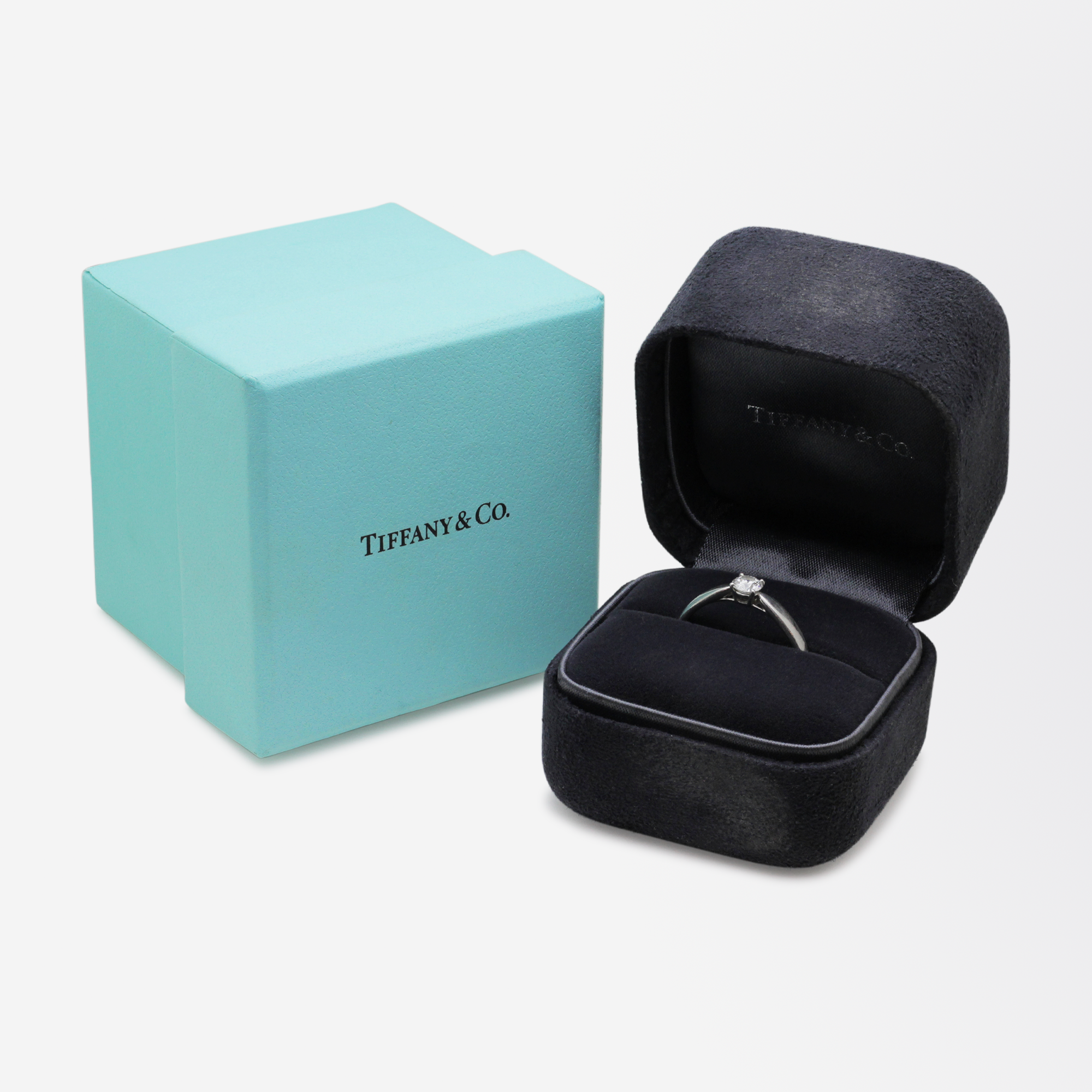 Tiffany & Co. Platinum and Diamond Ring