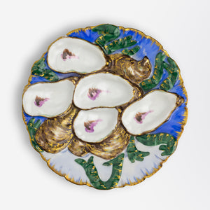 Presidential Oyster Plate Designed by Theodore R. Davis for Haviland & Co. of Limoges
