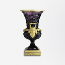 Load image into Gallery viewer, Austrian Amethyst Glass and Ormolu Mounted Urn