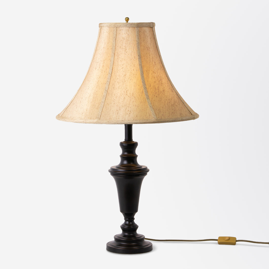 Vintage Metal Lamp in the Style of Just Andersen.