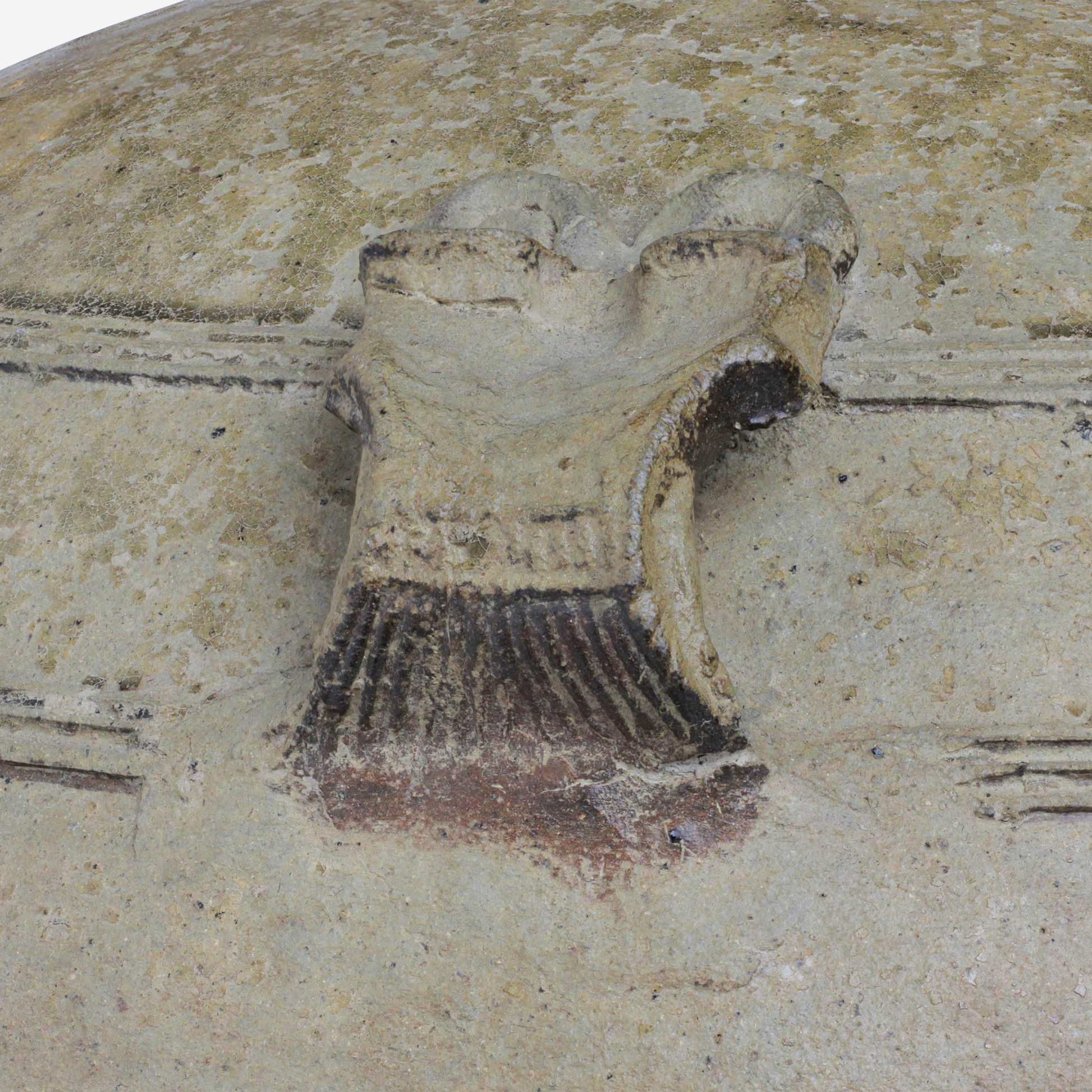 Vase en terre cuite de l'époque des Royaumes combattants en Chine