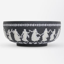 Load image into Gallery viewer, Wedgwood &#39;Dancing Hours&#39; Black Jasper Centrepiece Bowl